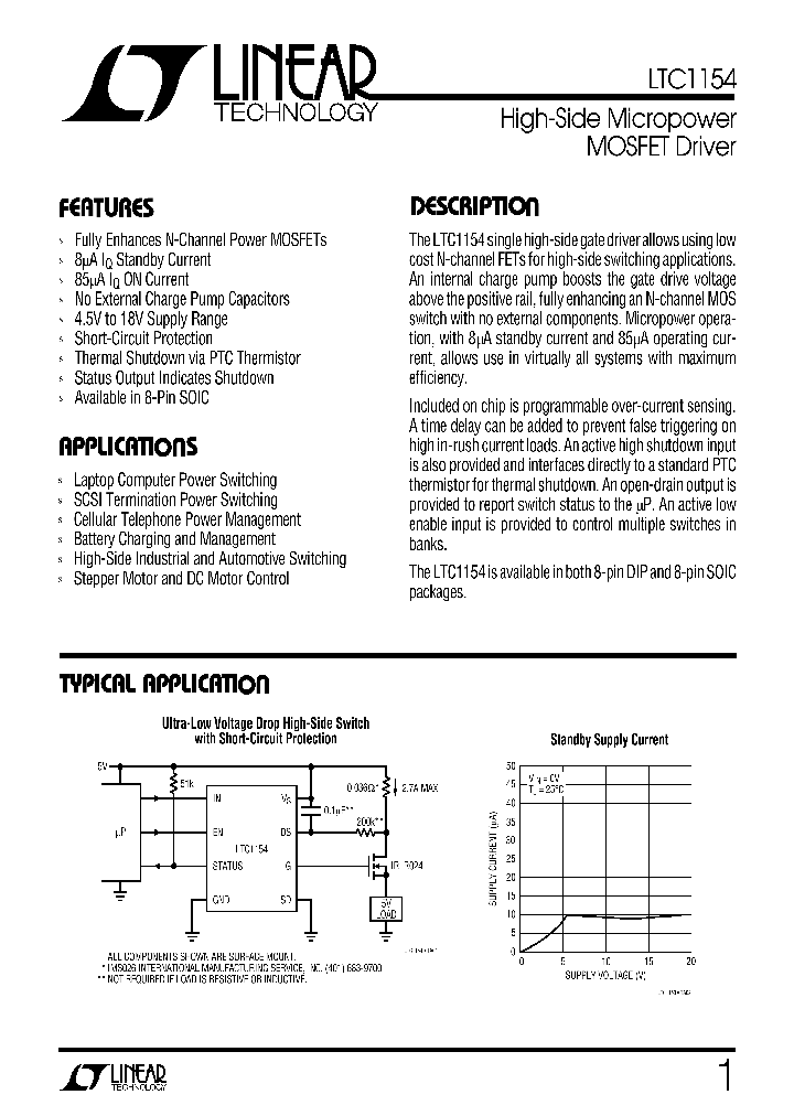 LTC1154_85100.PDF Datasheet