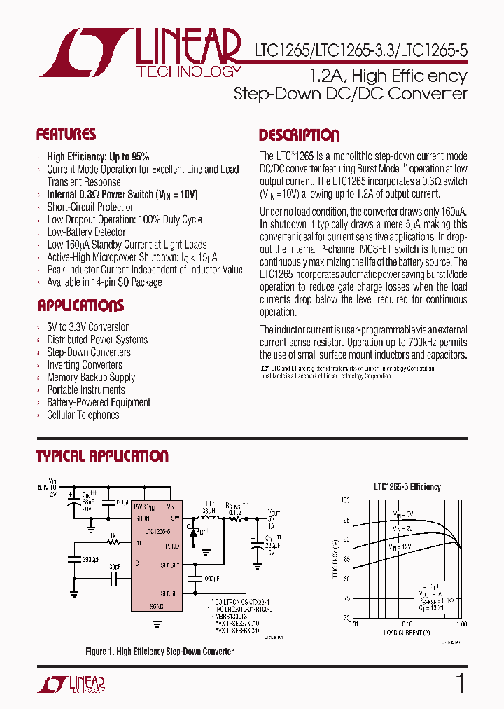 LTC1265_99512.PDF Datasheet