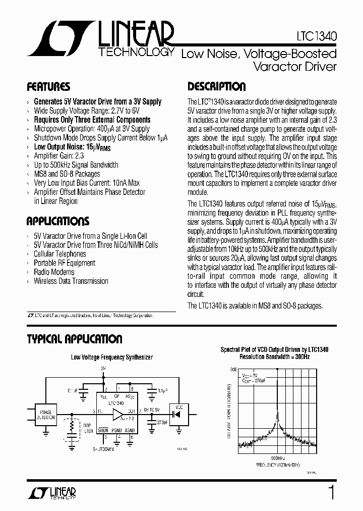 LTC1340_93625.PDF Datasheet