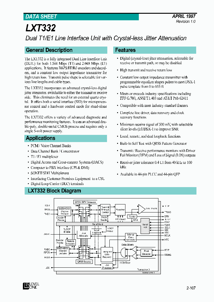 LXT332_118448.PDF Datasheet