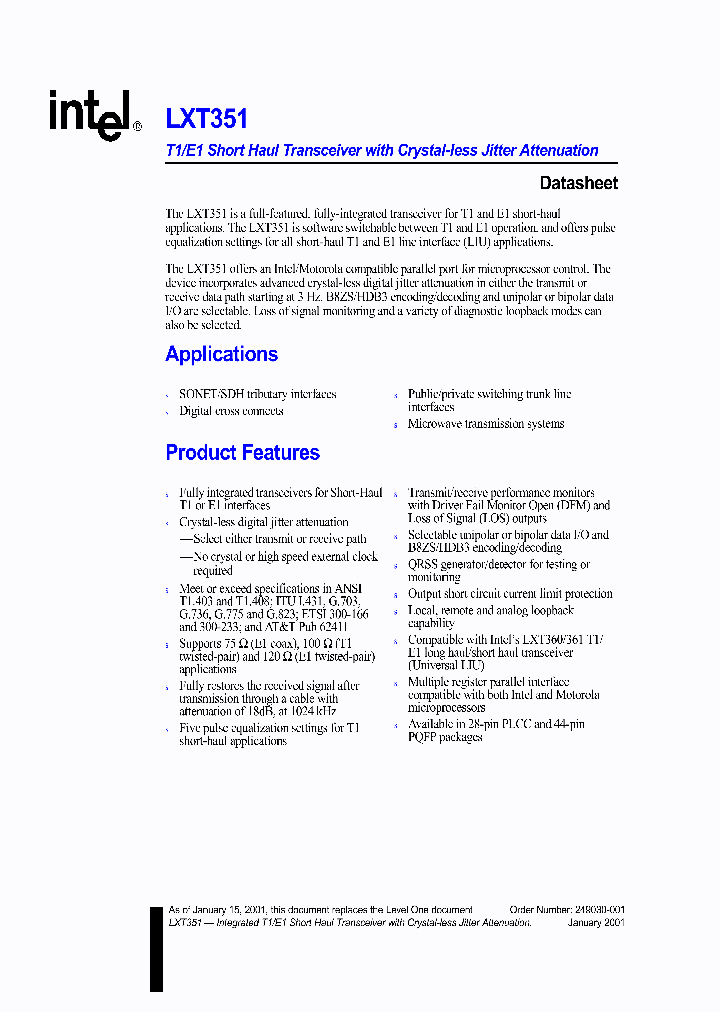 LXT351_44358.PDF Datasheet