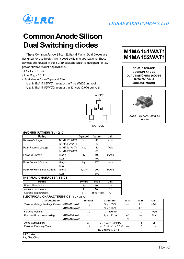 M1MA152WAT1_148887.PDF Datasheet