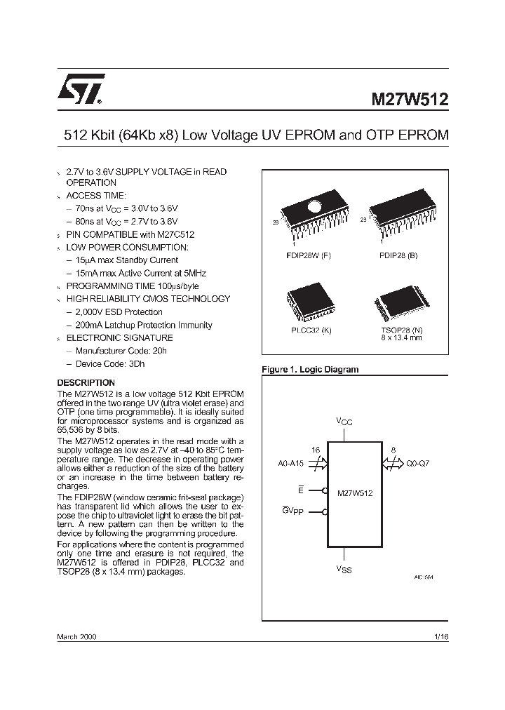 M27W512_91540.PDF Datasheet