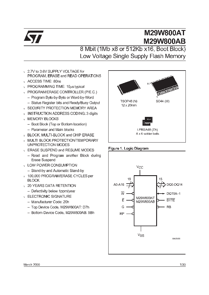 M29W800AB_28892.PDF Datasheet