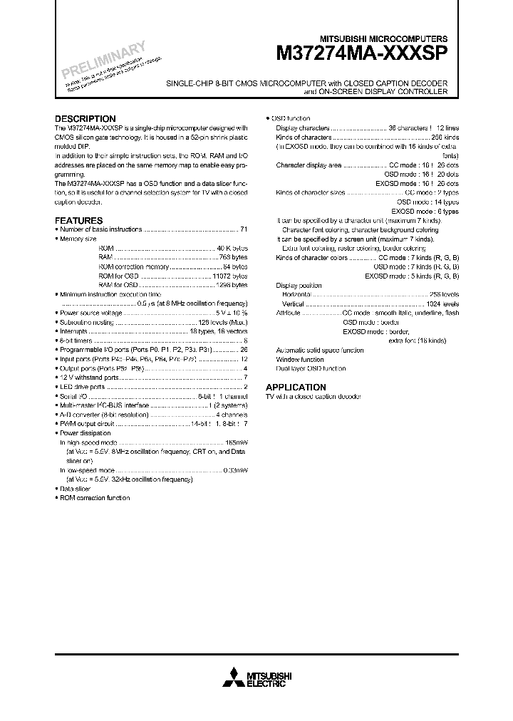 M37274MA_146015.PDF Datasheet