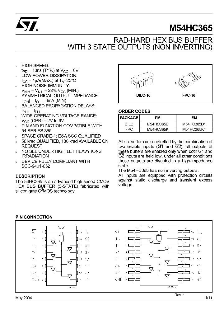 M74HC365_108585.PDF Datasheet