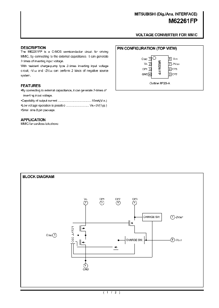 M62261FP_184144.PDF Datasheet