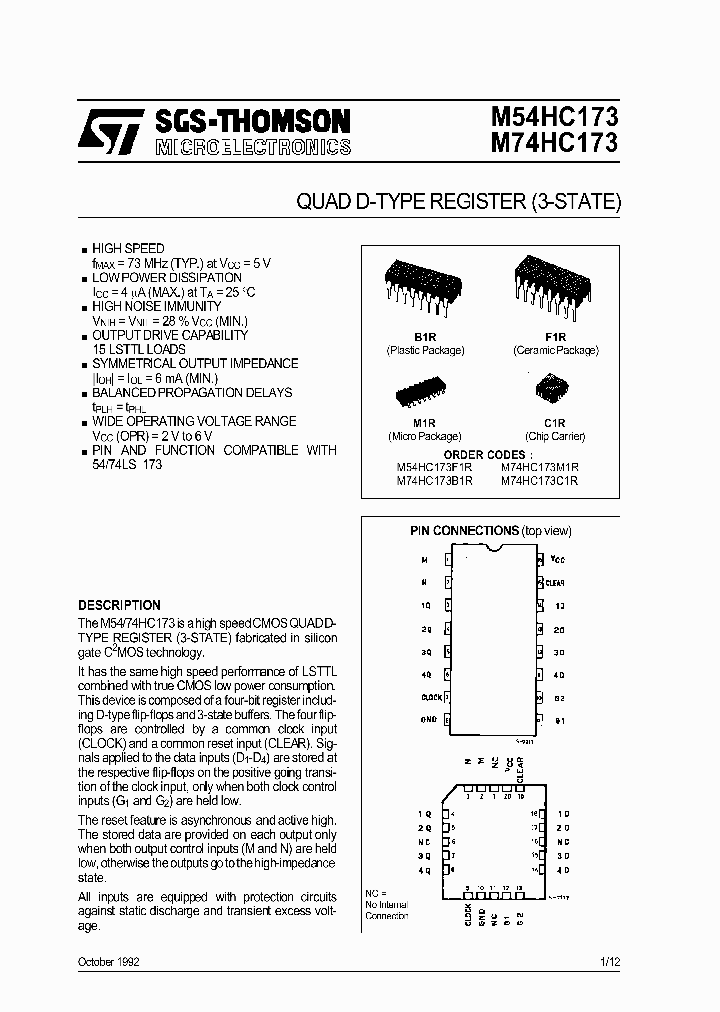 M74HC173_96075.PDF Datasheet