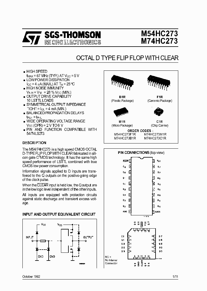 M74HC273_10183.PDF Datasheet
