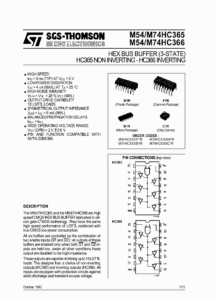 M74HC366_108590.PDF Datasheet
