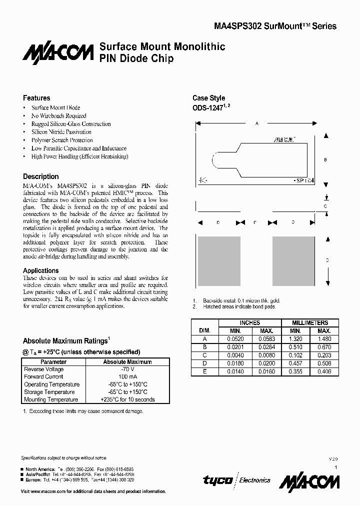 MA4SPS302_42756.PDF Datasheet