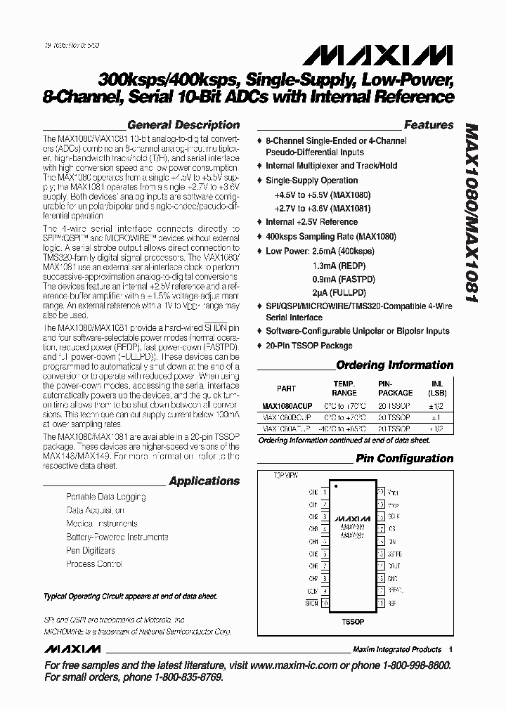 MAX1080_2803.PDF Datasheet