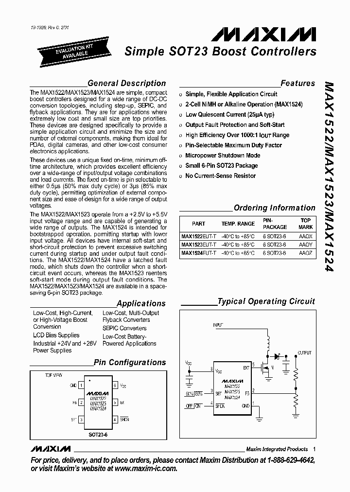 MAX1522_50441.PDF Datasheet