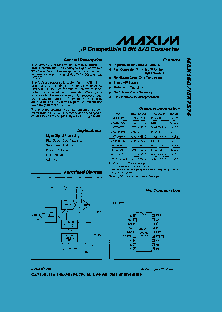 MAX160-MX7574_144672.PDF Datasheet