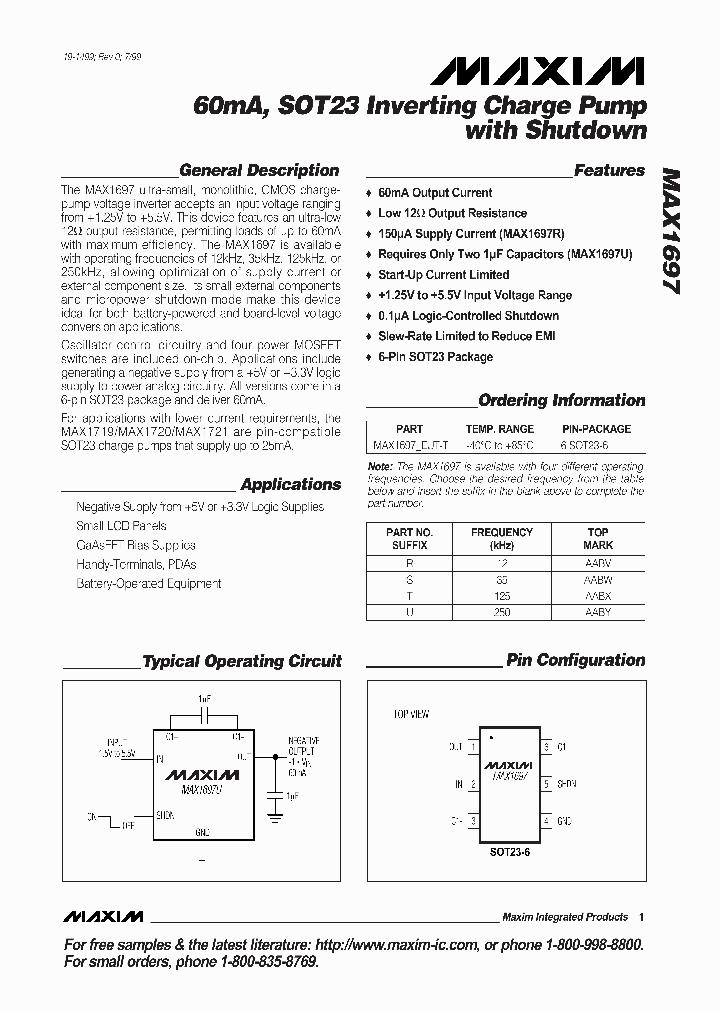 MAX1697_27597.PDF Datasheet
