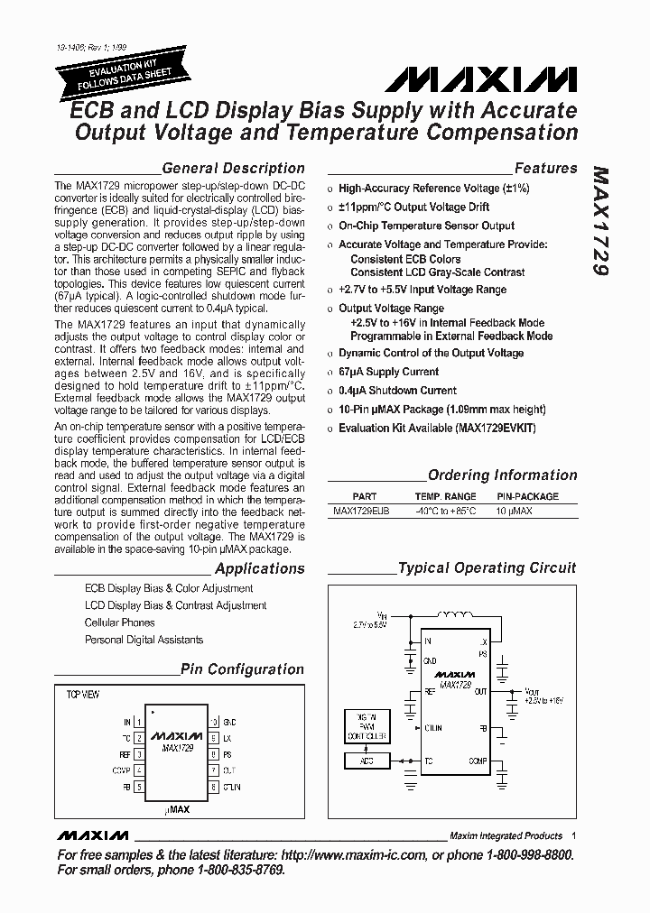 MAX1729_50591.PDF Datasheet