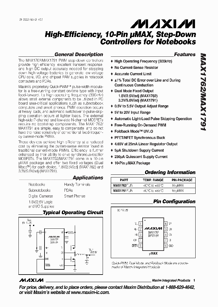 MAX1762-MAX1791_27430.PDF Datasheet