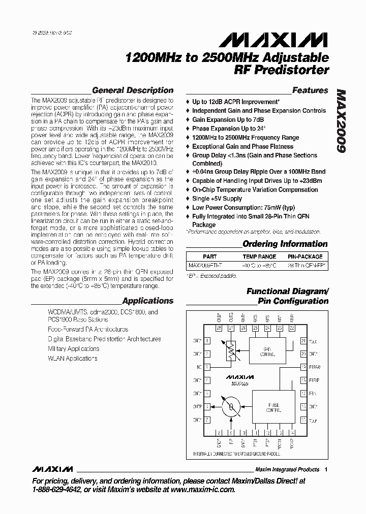 MAX2009_79306.PDF Datasheet