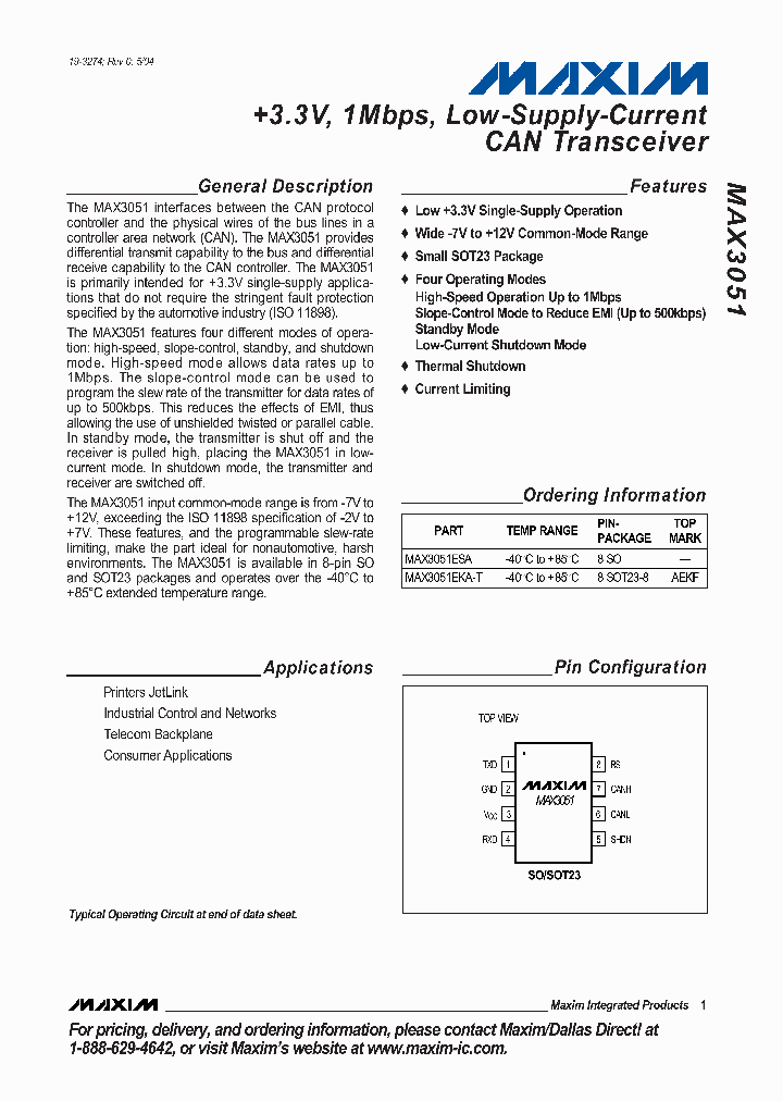 MAX3051_2933.PDF Datasheet