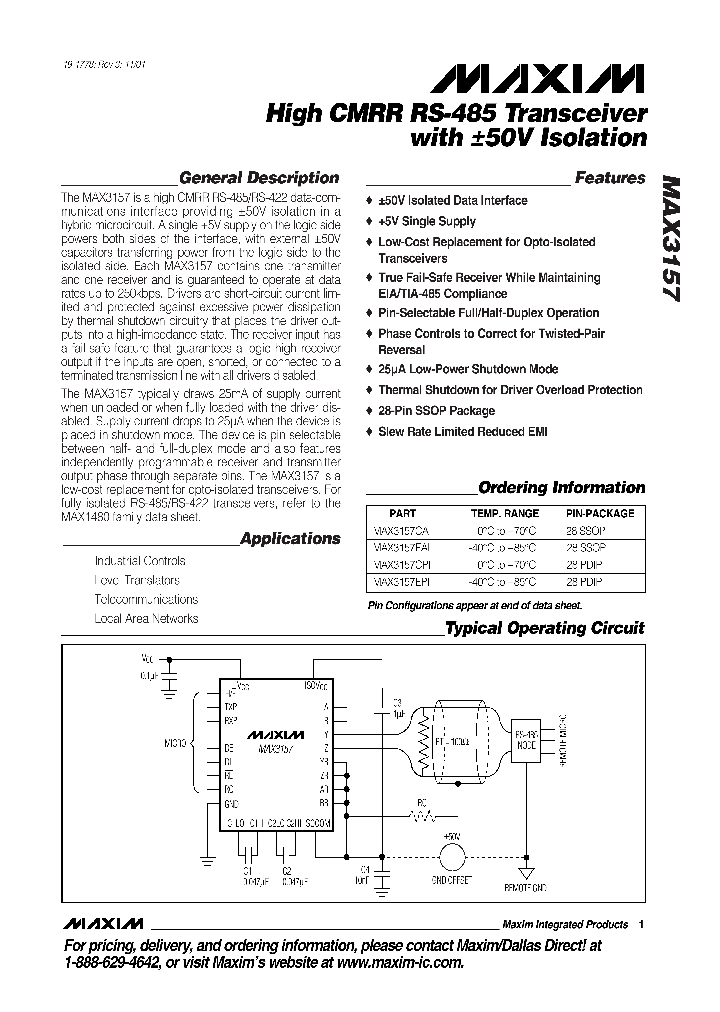 MAX3157_87766.PDF Datasheet