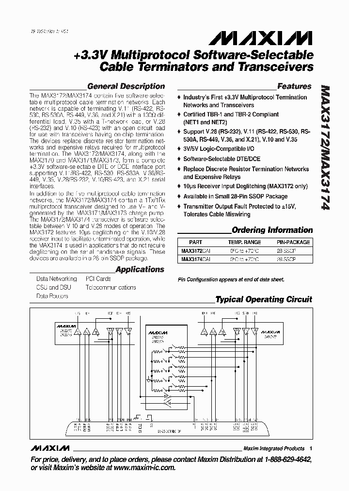 MAX3172_138928.PDF Datasheet