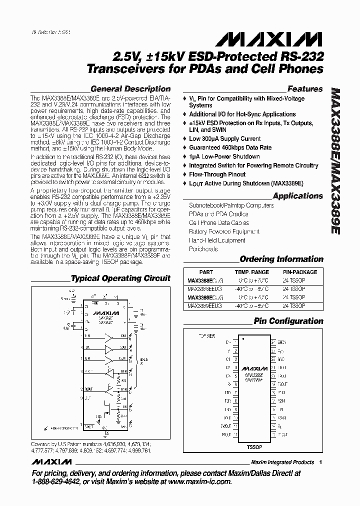 MAX3388E_88612.PDF Datasheet