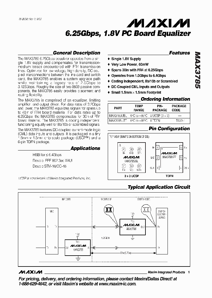 MAX3785_143281.PDF Datasheet