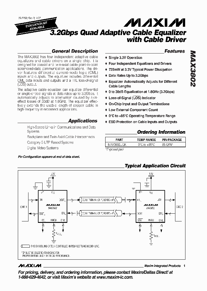 MAX3802_47105.PDF Datasheet