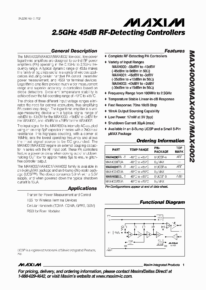 MAX4000_47187.PDF Datasheet