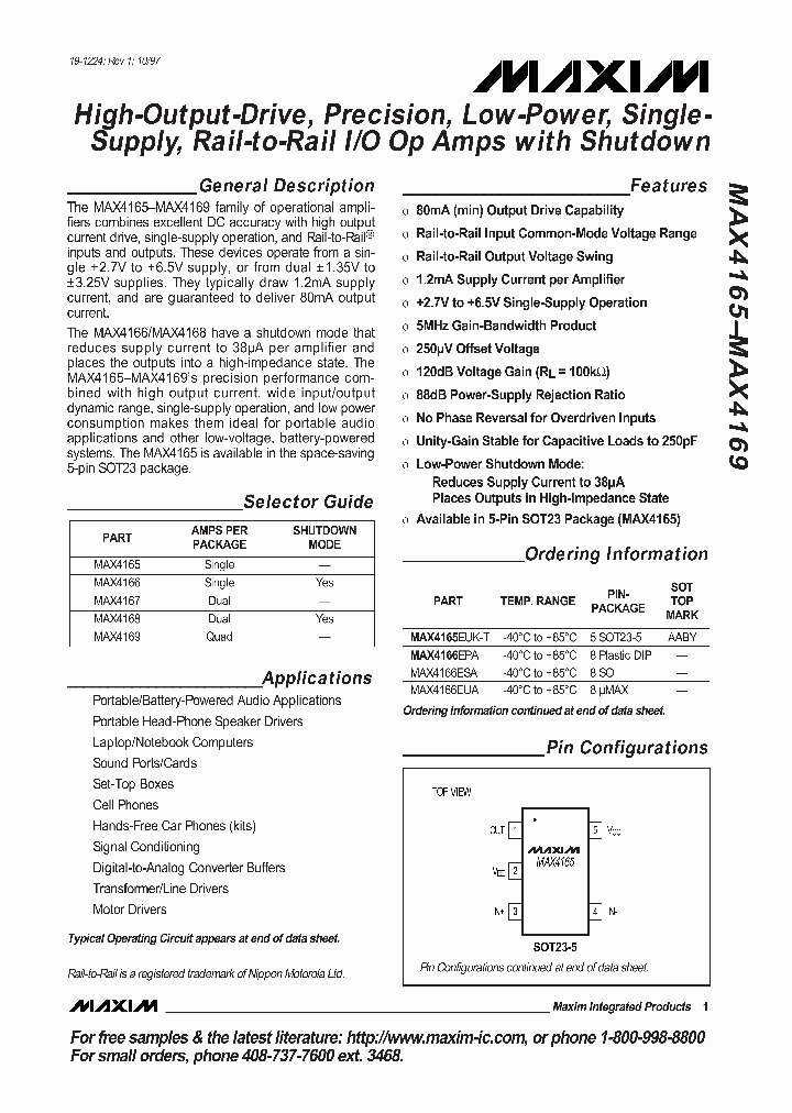 MAX4165_15393.PDF Datasheet