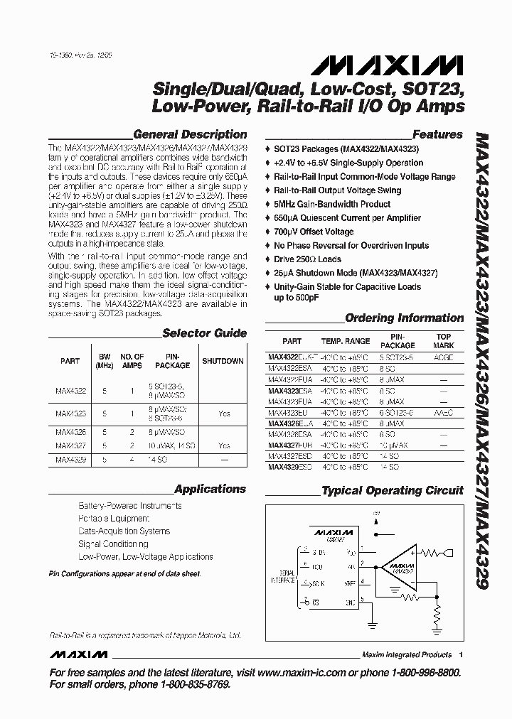 MAX4323_136638.PDF Datasheet
