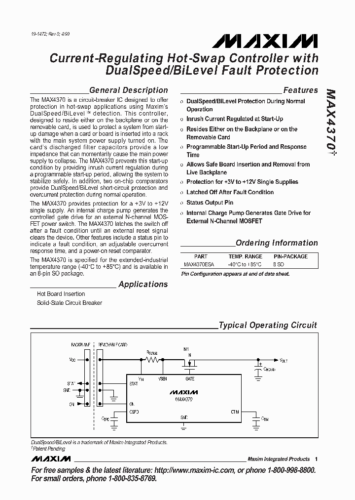 MAX4370_47393.PDF Datasheet