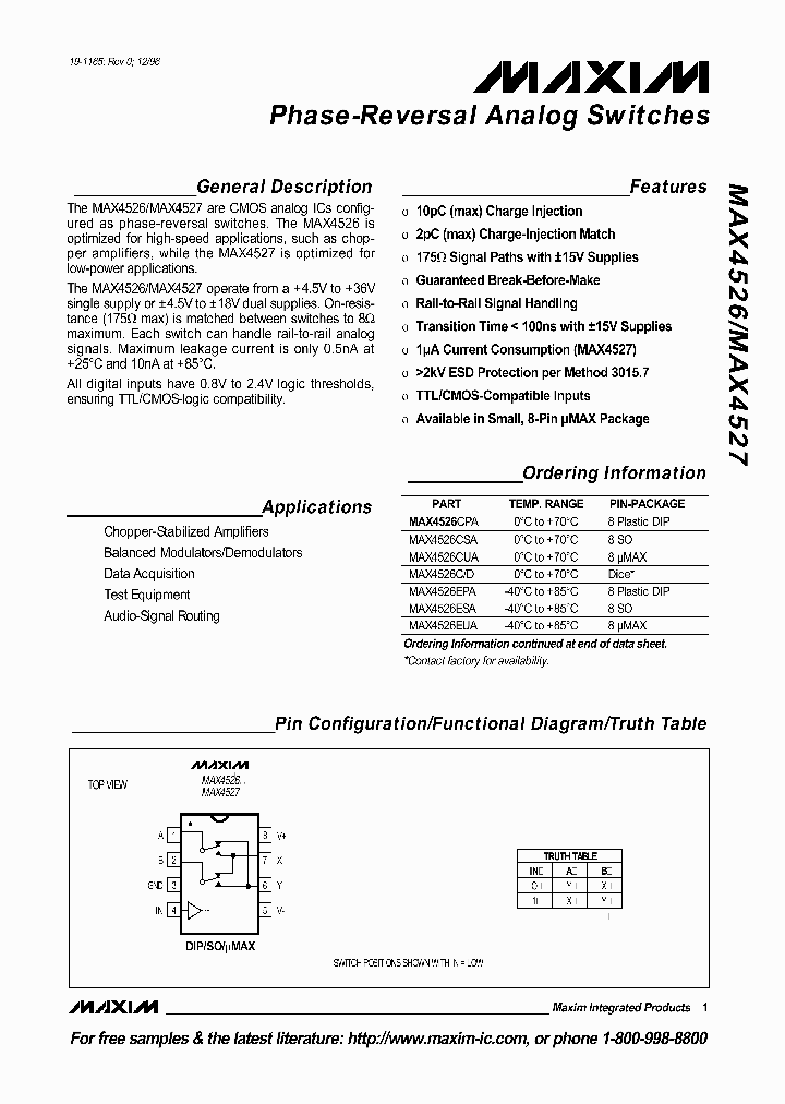 MAX4526_29847.PDF Datasheet