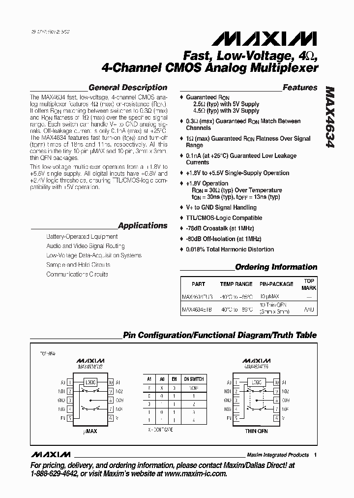 MAX4634_30031.PDF Datasheet