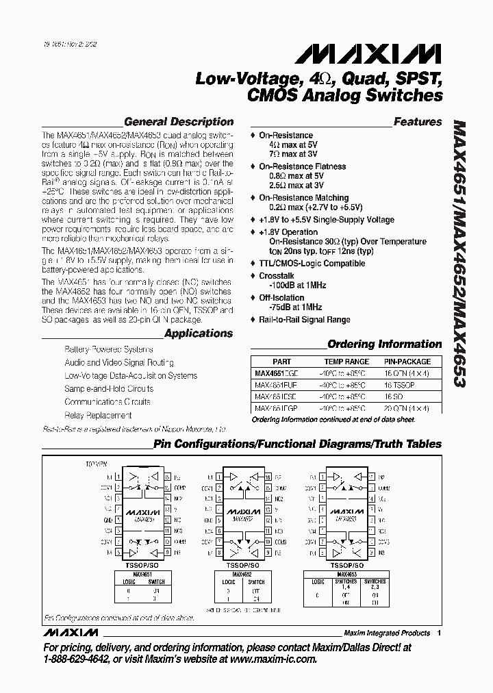 MAX4651_98608.PDF Datasheet