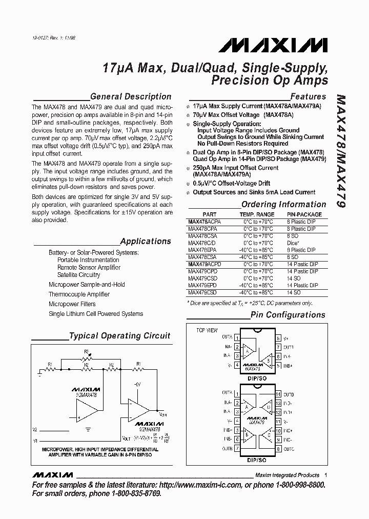 MAX478_133069.PDF Datasheet