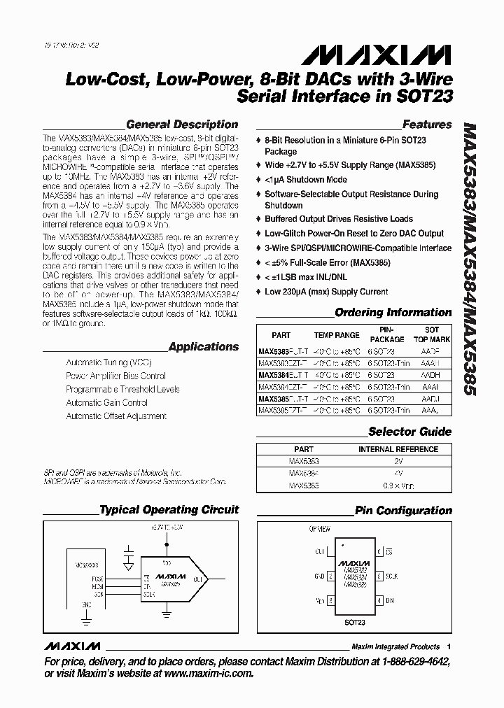 MAX5383_104698.PDF Datasheet