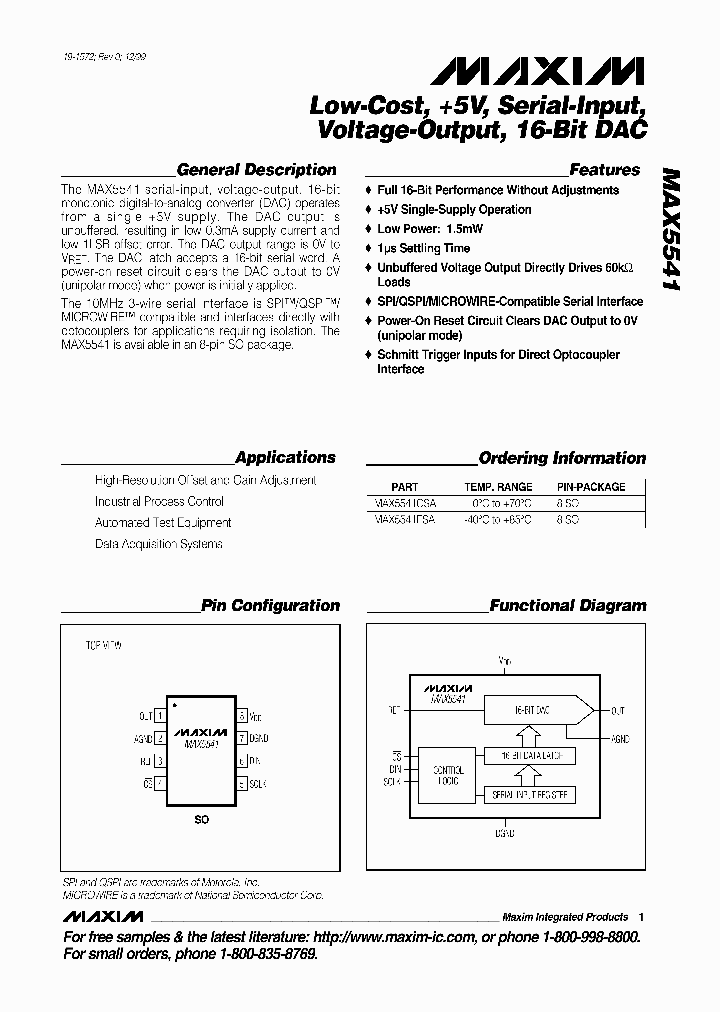 MAX5541_99333.PDF Datasheet