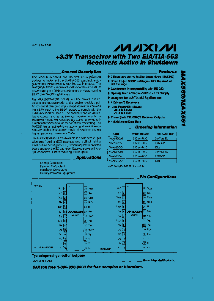 MAX560_30108.PDF Datasheet