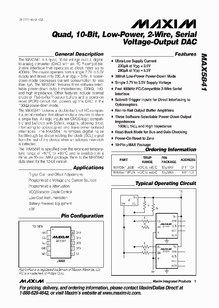 MAX5841_101287.PDF Datasheet