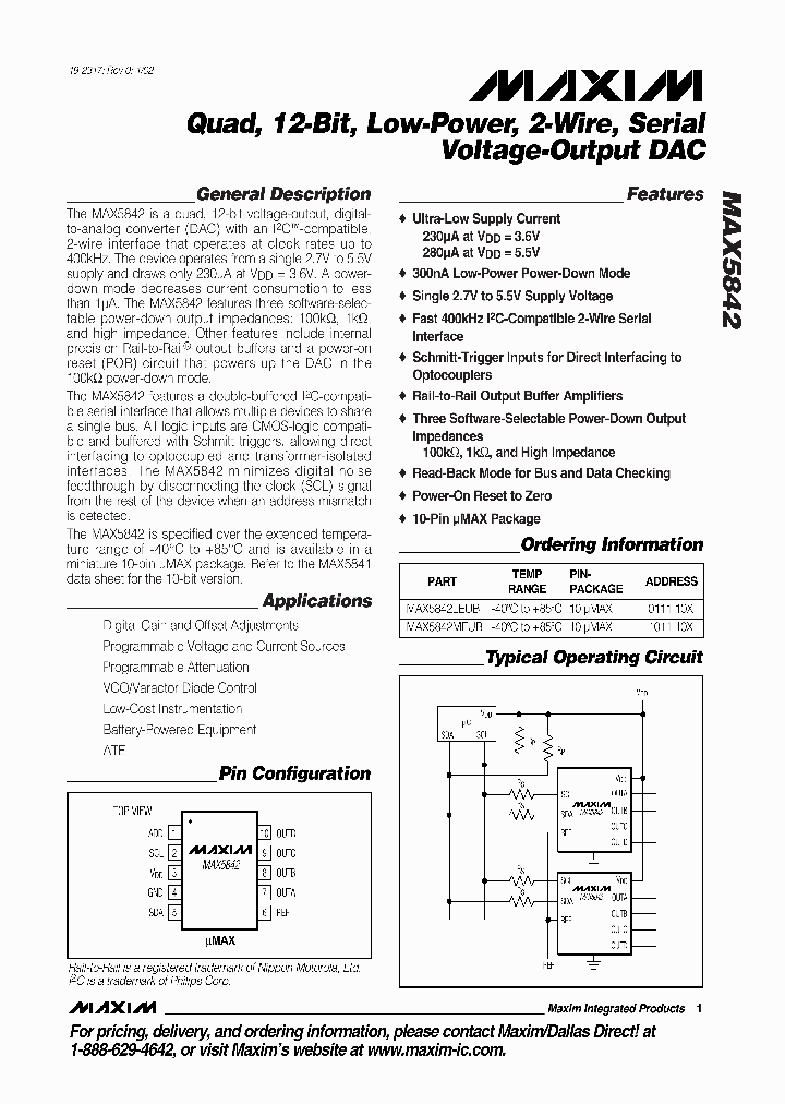 MAX5842_101290.PDF Datasheet