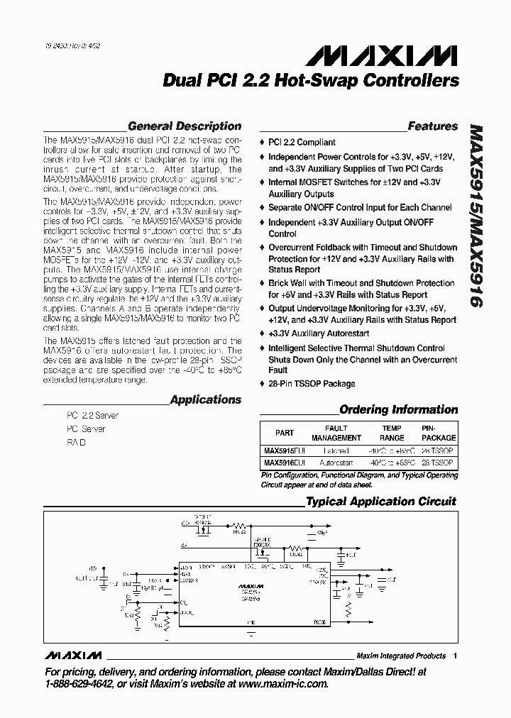 MAX5915_173057.PDF Datasheet