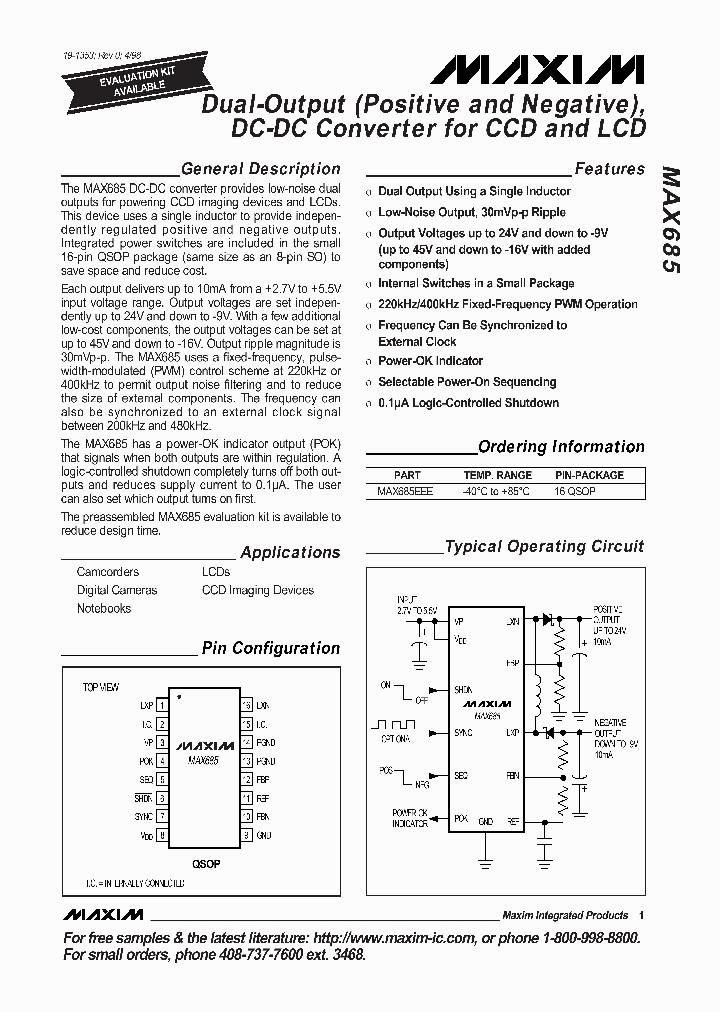 MAX685_48028.PDF Datasheet