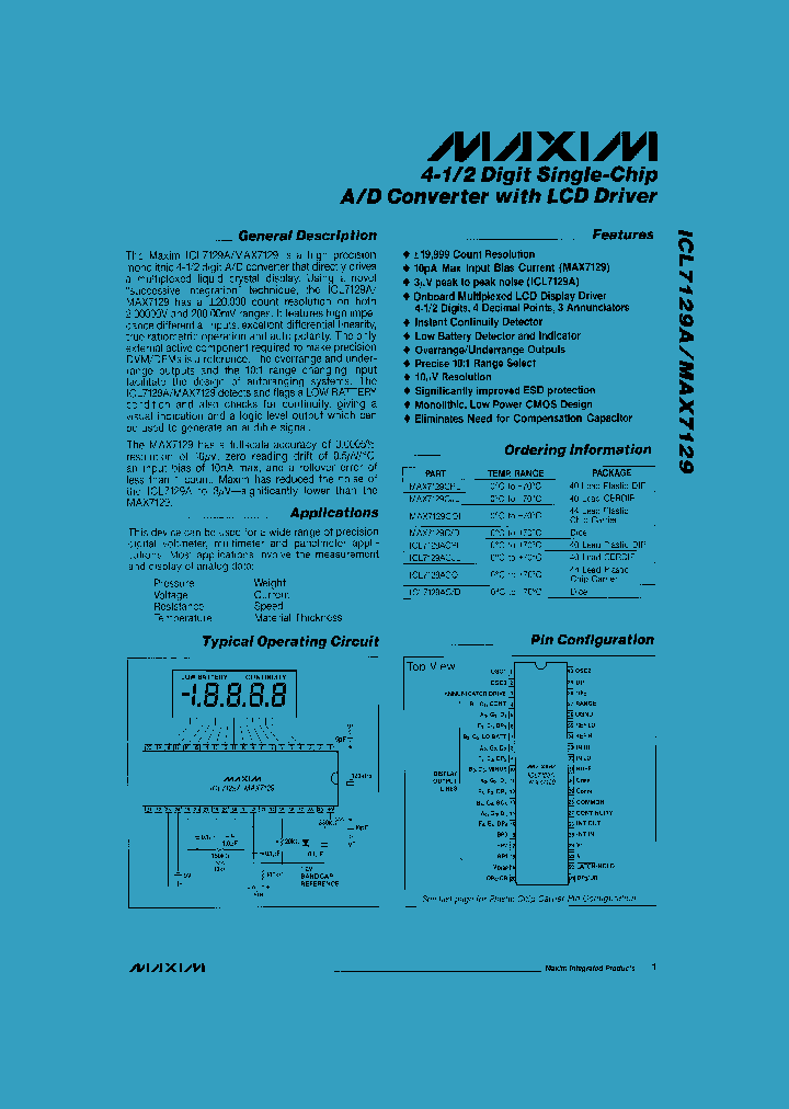 ICL7129A_11112.PDF Datasheet
