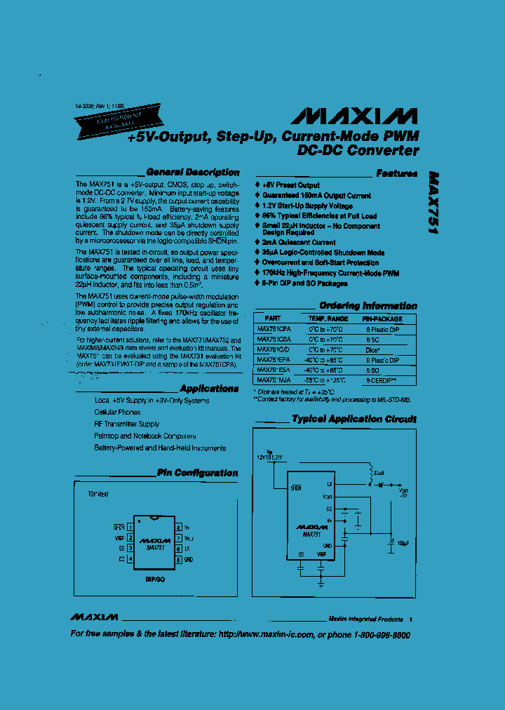 MAX751_141320.PDF Datasheet