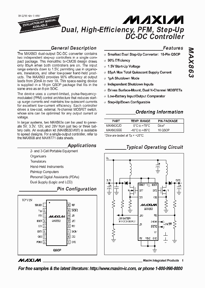 MAX863_48540.PDF Datasheet