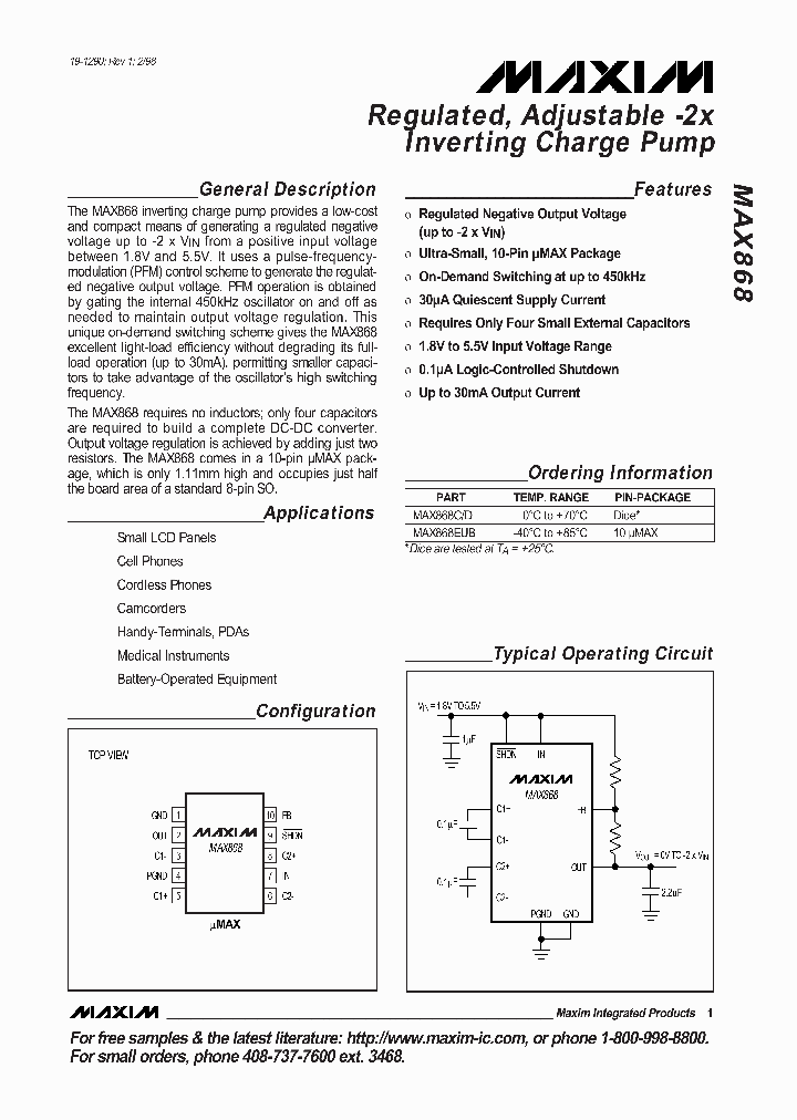 MAX868_151746.PDF Datasheet