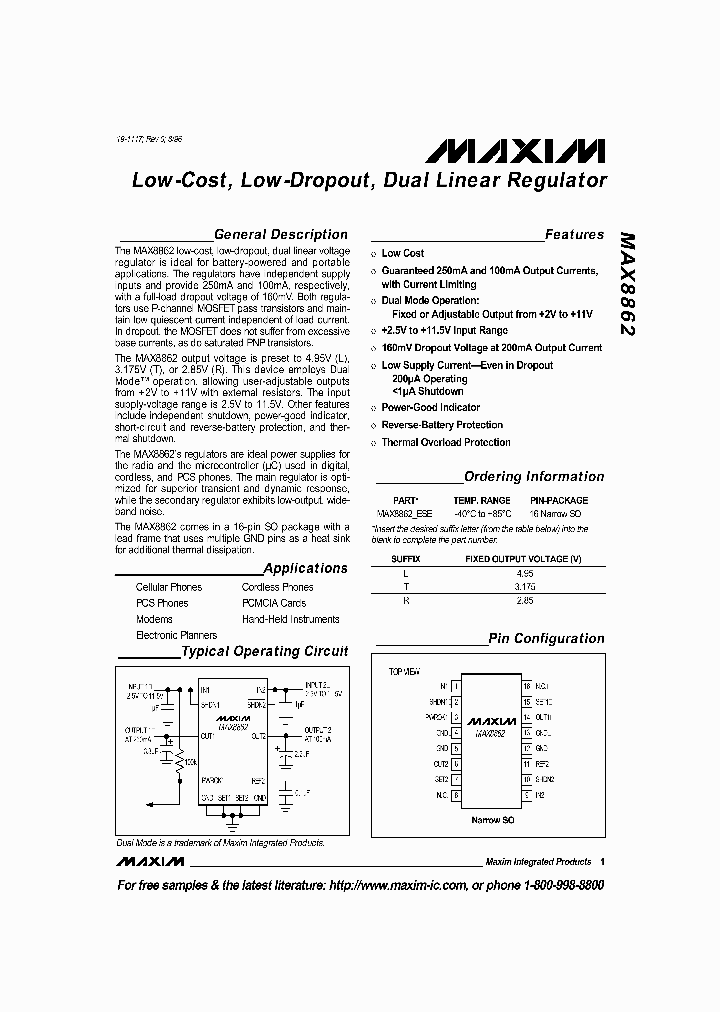 MAX8862_30305.PDF Datasheet