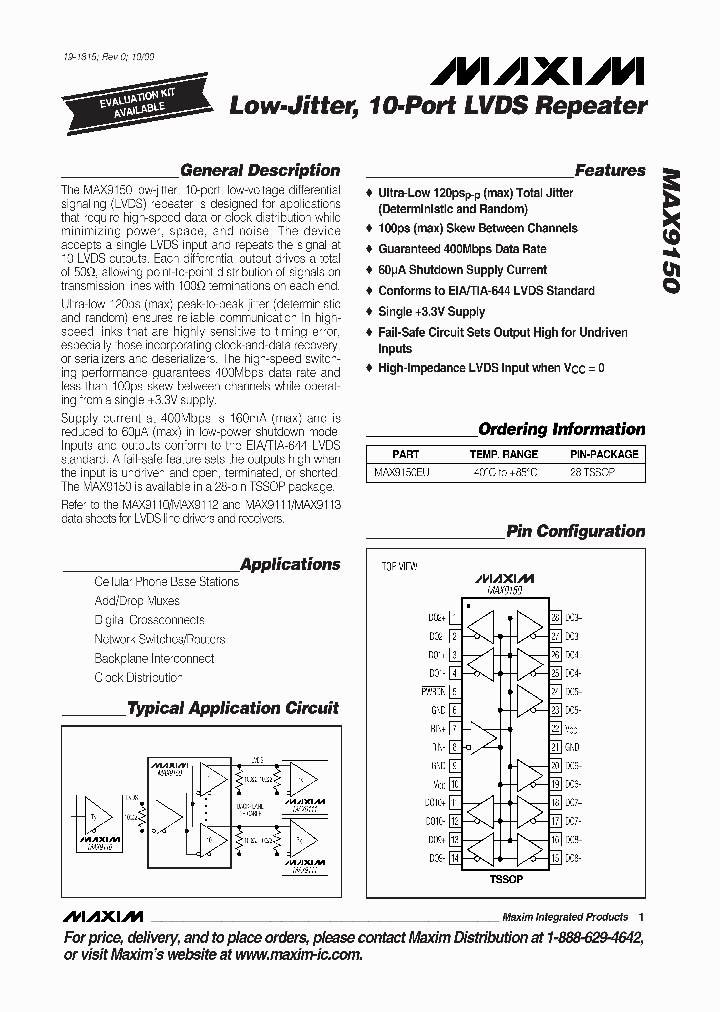 MAX9150_135827.PDF Datasheet