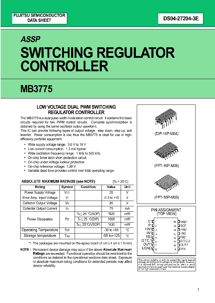 MB3775_175768.PDF Datasheet